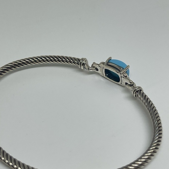 David Yurman Turquoise Petite Chatelaine Bracelet - Picture 8 of 11